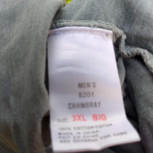 woolrich light blue grey cotton short sleeve tshirt - Picture 6 of 7